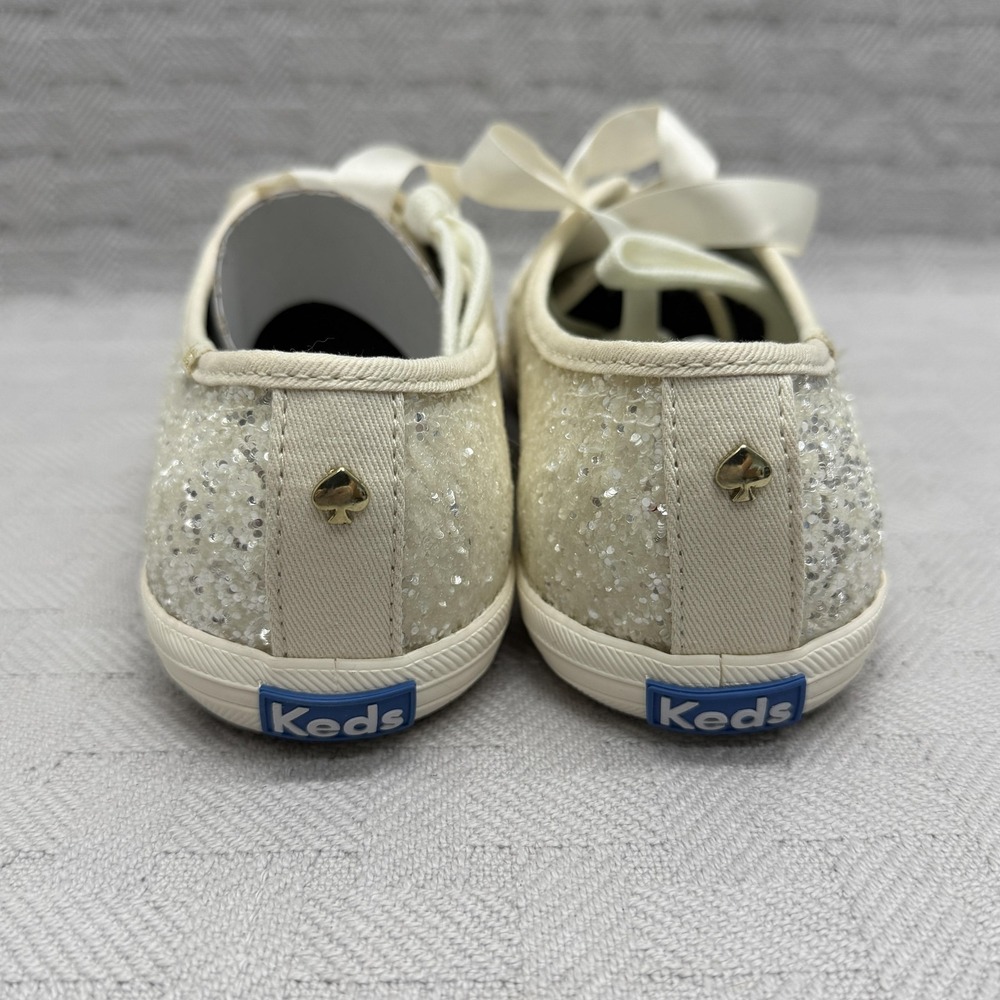Keds X Kate Spade New York Glitter Shoe Womens Size 7.5 WF53272 - Picture 3 of 8